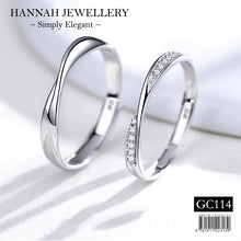 Load image into Gallery viewer, 【GC114】Korean Ribbon Twist Couple Ring