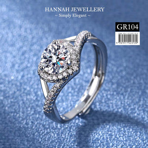 【GR104】Korean Love Shape Ring