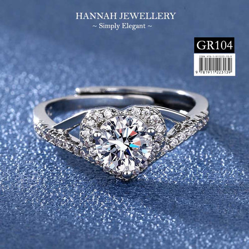 【GR104】Korean Love Shape Ring