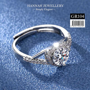 【GR104】Korean Love Shape Ring