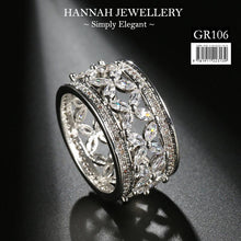 Load image into Gallery viewer, 【GR106】Korean Butterfly Diamond Rings (Size 6, 7, 8 &amp; 9)