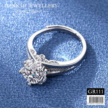 Load image into Gallery viewer, 【GR111】Korean Floral Diamond Ring