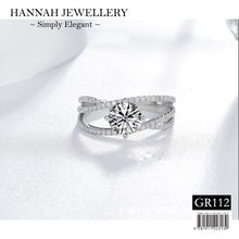 Load image into Gallery viewer, 【GR112】Korean Crossover Diamond Ring