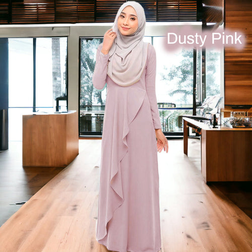 Odessa A Back Zip Jubah New