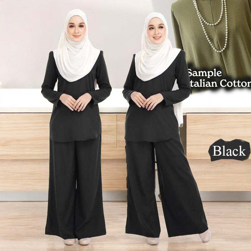 Nasira Cotton Set with Loose Pants