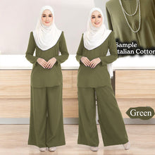 Load image into Gallery viewer, Nasira Cotton Set with Loose Pants