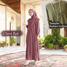 Load image into Gallery viewer, Lahifa Tunic Jumbo + Tudung Set B  (Size 6xl ~ 10xl)