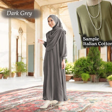 Load image into Gallery viewer, Lahifa Tunic Jumbo + Tudung Set B  (Size 6xl ~ 10xl)