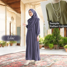 Load image into Gallery viewer, Lahifa Tunic Jumbo + Tudung Set B  (Size 6xl ~ 10xl)