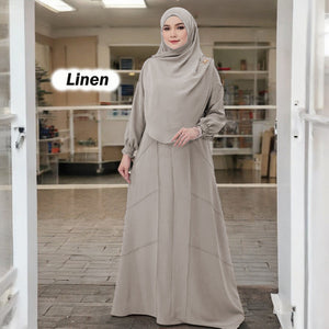 Letter Tunic Jumbo (Loose Sleeve) - No Tudung (Size 6XL ~ 10XL)