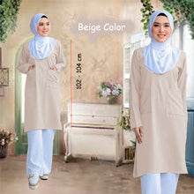 Load image into Gallery viewer, Elena Tunic Blouse (Size 6xl - 10xl)
