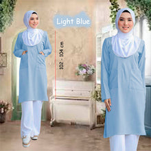 Load image into Gallery viewer, Elena Tunic Blouse (Size 6xl - 10xl)