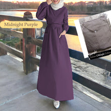 Load image into Gallery viewer, Xixili Back Zip COTTON Jubah